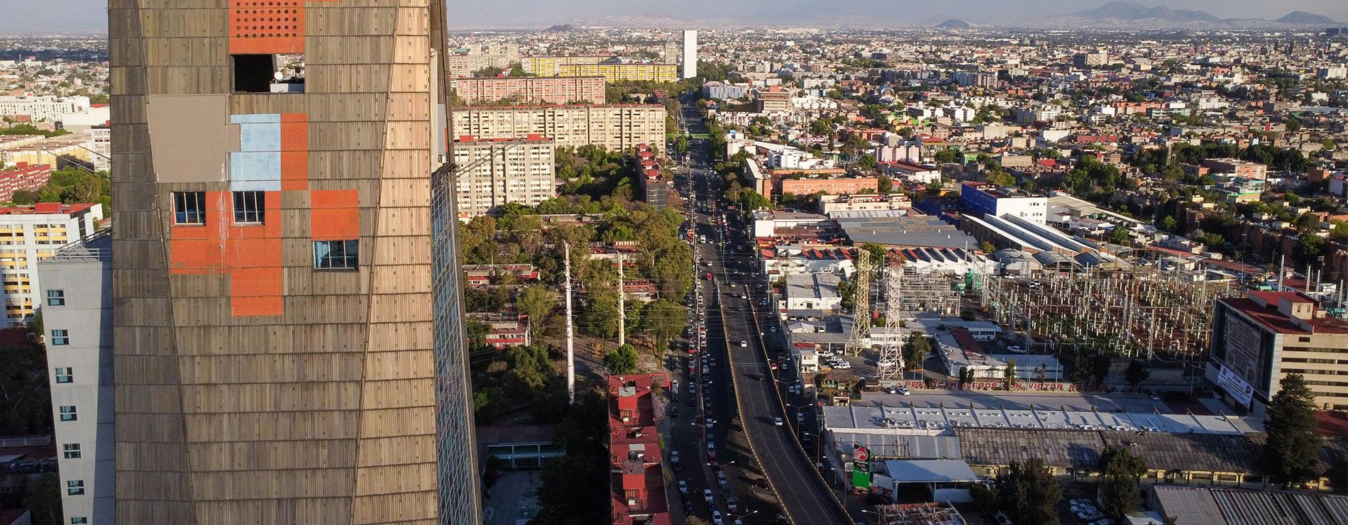 Vista aérea de Tlatelolco
