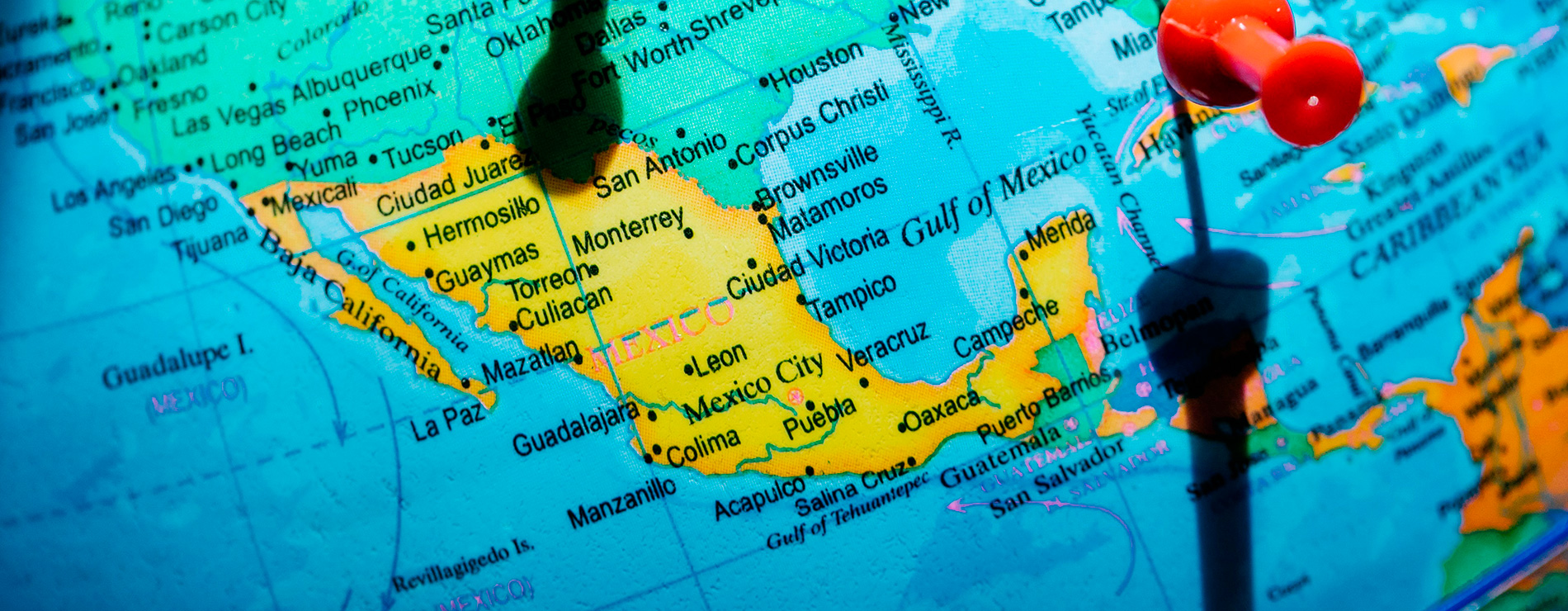 mapa con pines